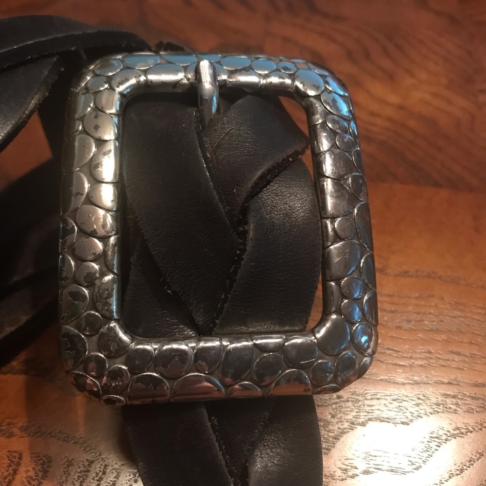 Brighton Belt Black Leather size 34 - Picture 3 of 7